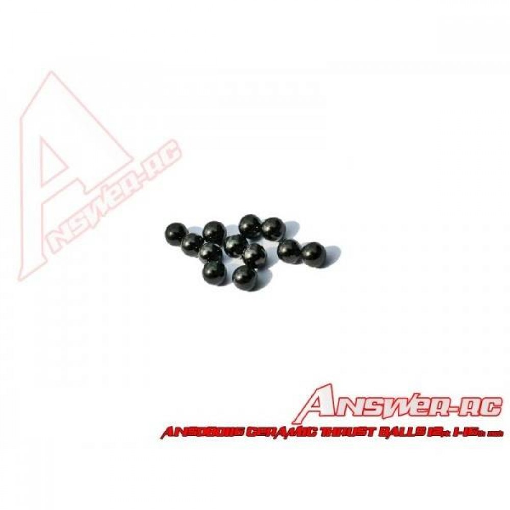 ANSWER RC ANSDB0200 2.0mm Ceramic Thrust Balls Si3N4 -12pk