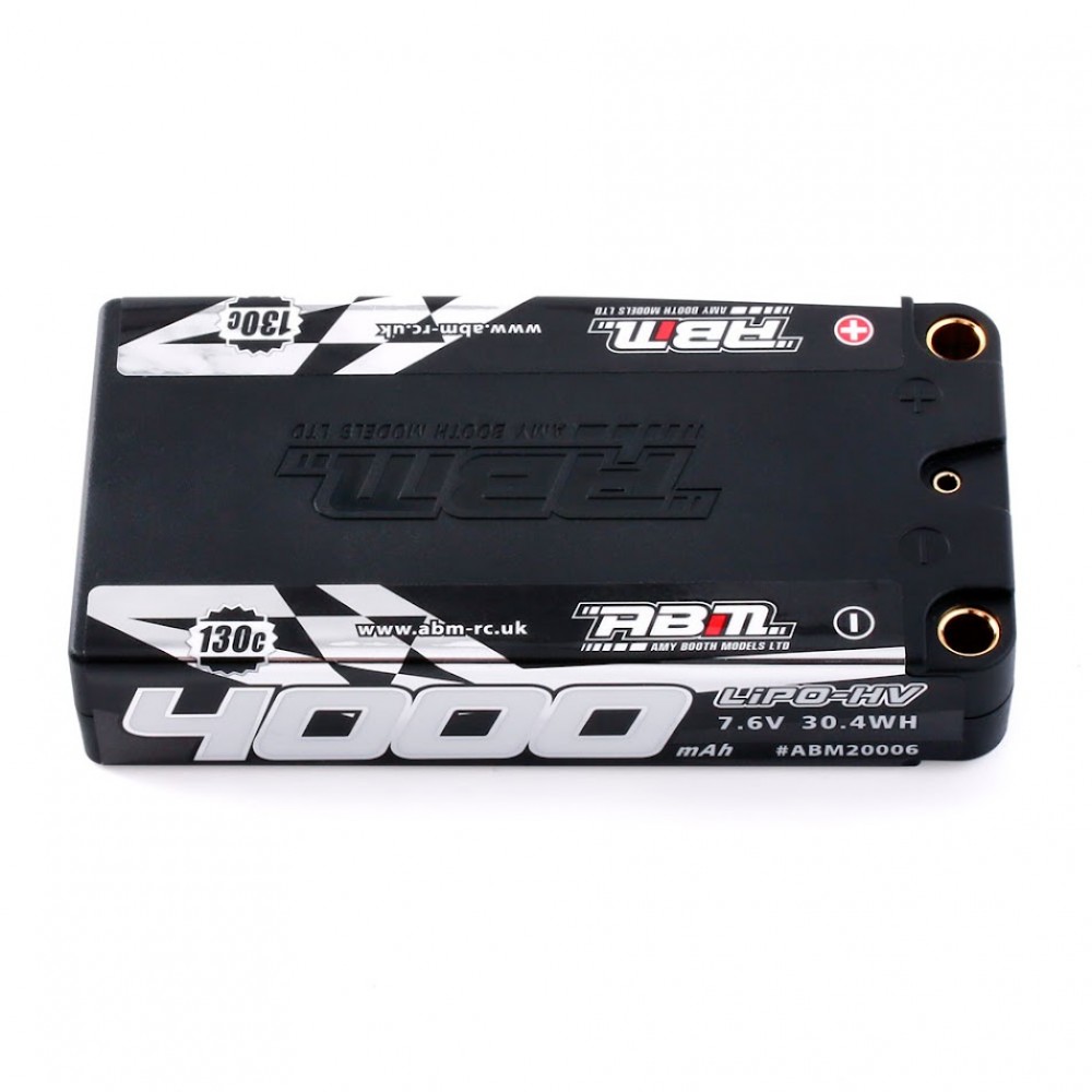 Amy Booth Models ABM20006 4000 LCG Shorty 7.6v Lipo-HV 130c 5mm connectors