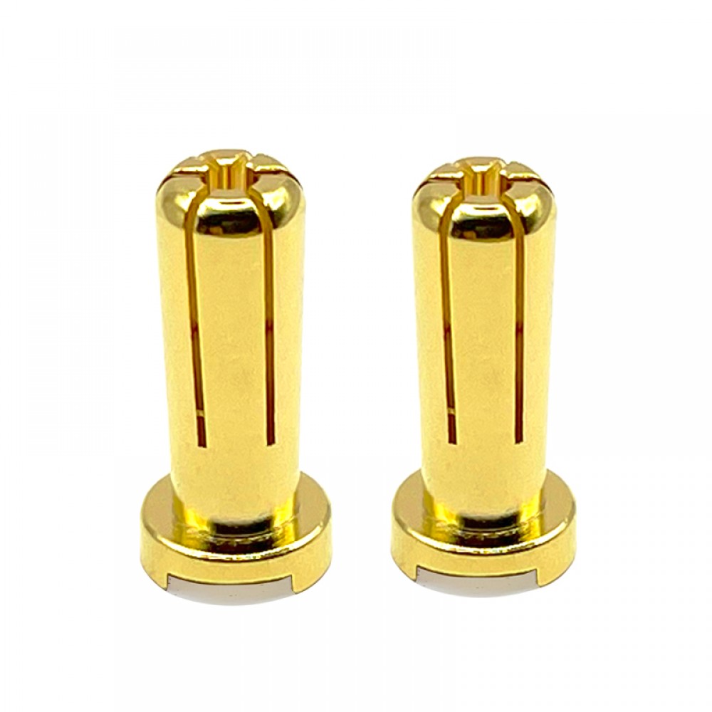 Amy Booth Models ABM30003 LCG 4mm Gold Bullet Connectors (pr)