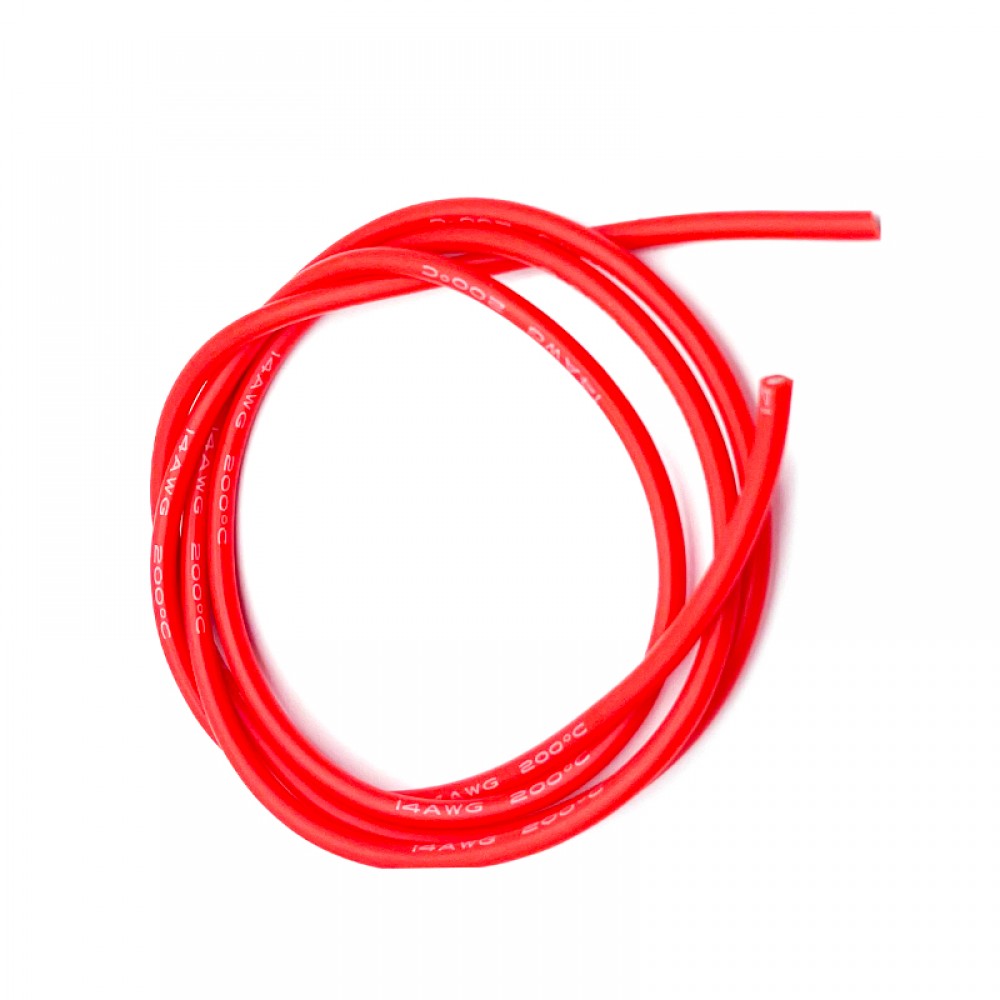 Amy Booth Models ABM30015 - 14awg Super Flex Red Silicone Wire 1 metre