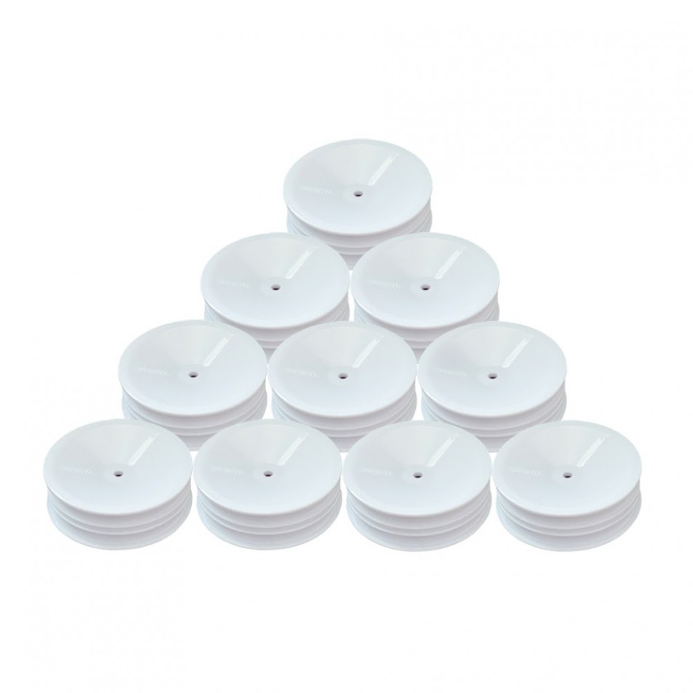 Amy Booth Models ABM40003 Front Wheel for 1/10th Off Road 2wd - White (10pcs)
