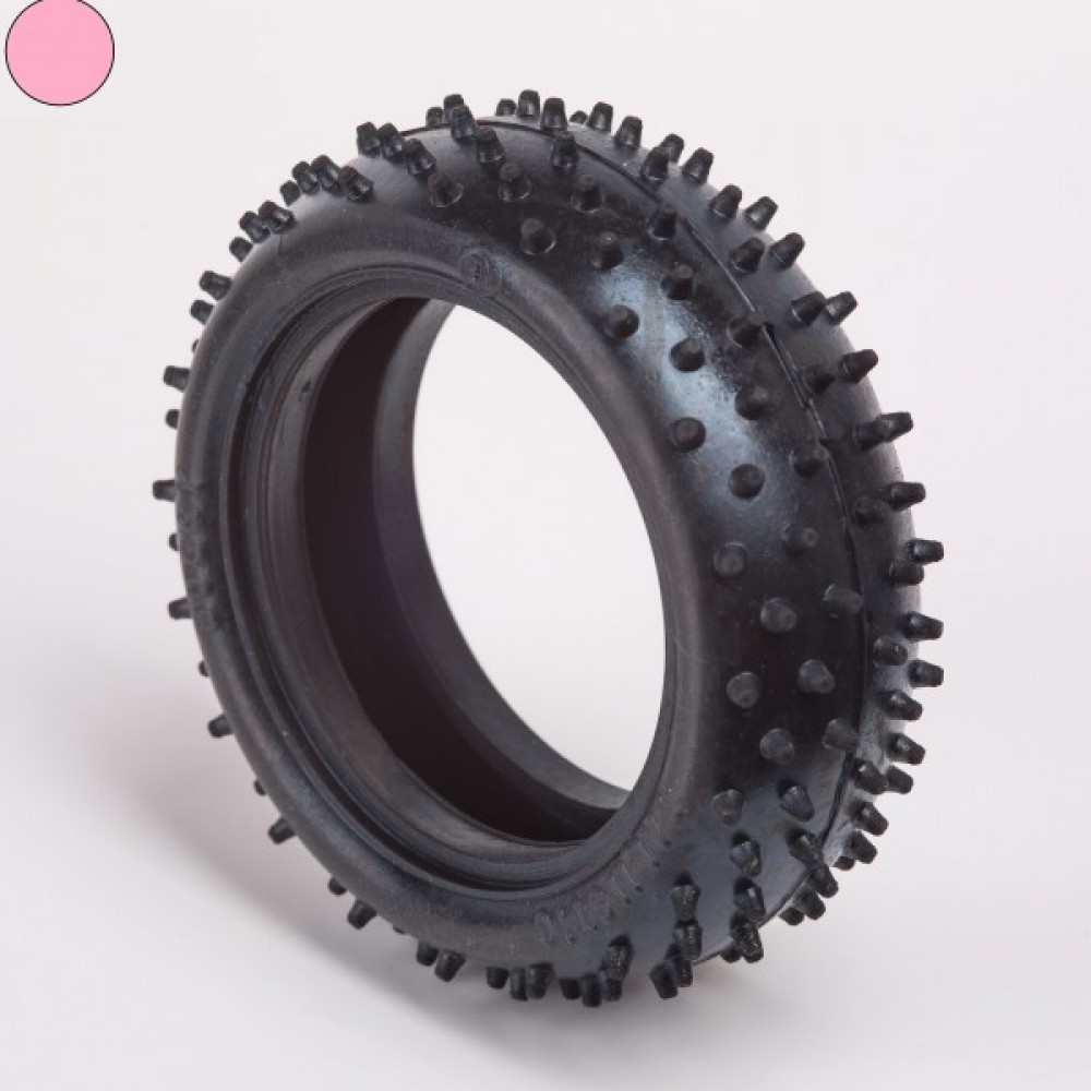 Ballistic Buggy 4wd Pink Front Mini-Spike Tyres BBT08