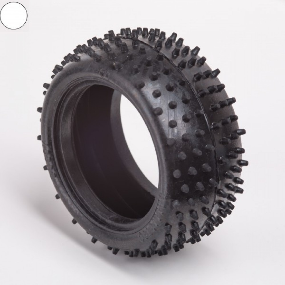 Ballistic Buggy White Rear Mini-Spike Tyres 2wd & 4wd BBT22