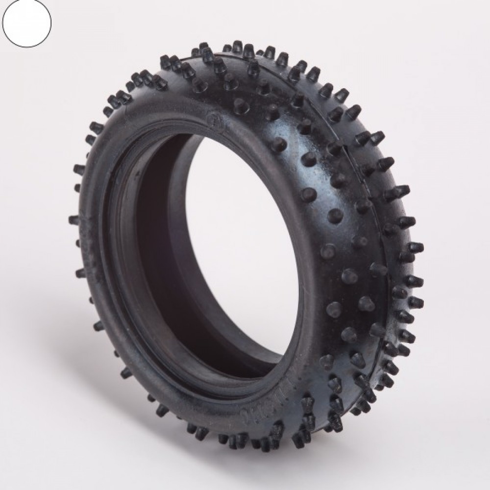 Ballistic Buggy 4wd Mini-Spike Front Tyres White BBT23