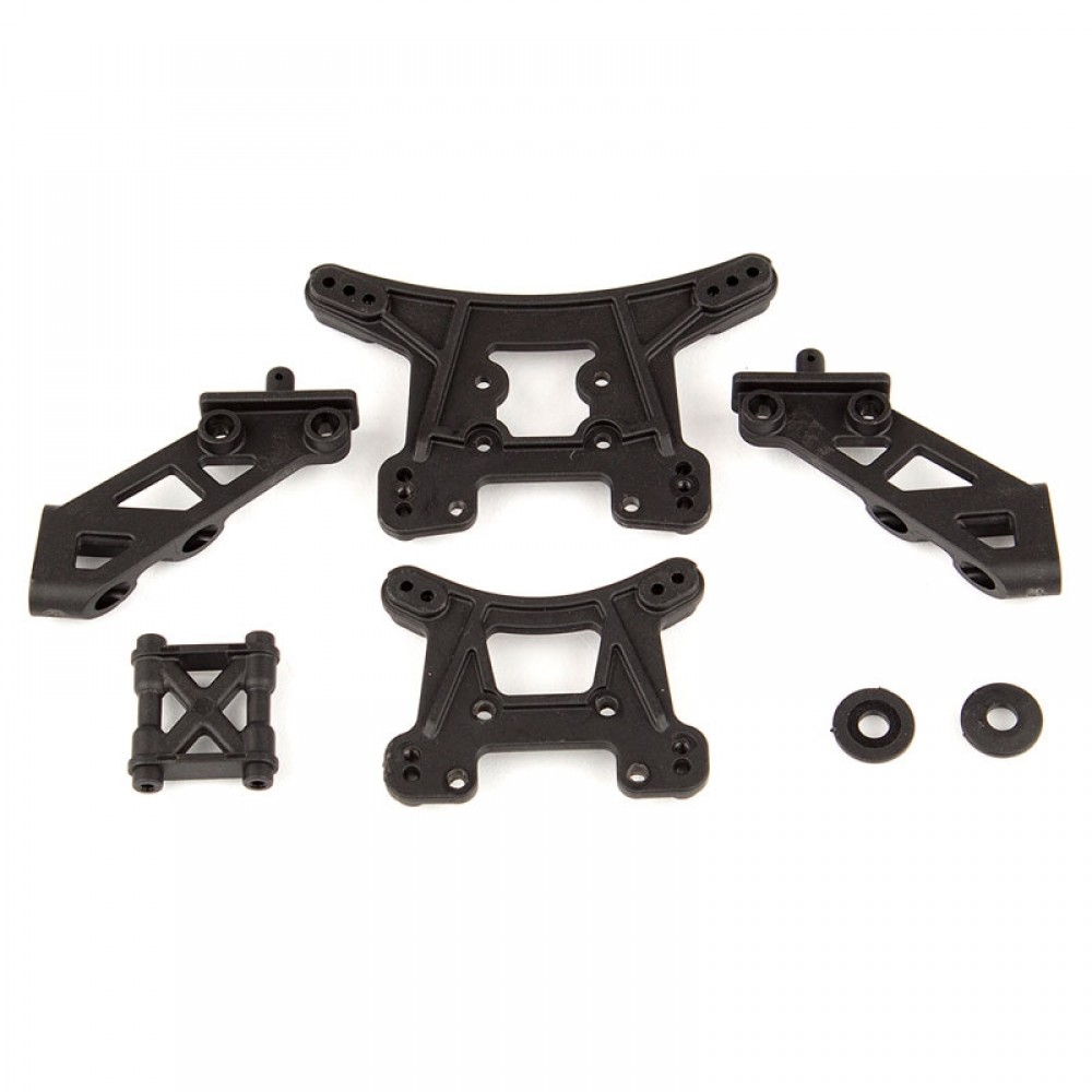 Team Associated AS21503 Reflex 14B/14T Wing Mount, Front /Rear Shock Towers
