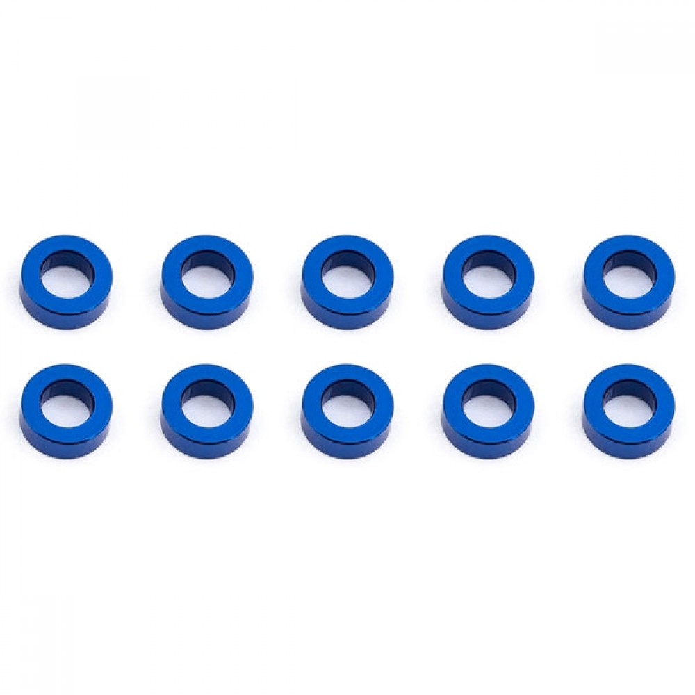 TEAM ASSOCIATED AS31383 BALLSTUD WASHERS 5.5 X 2.0MM BLUE ALUMINIUM X10