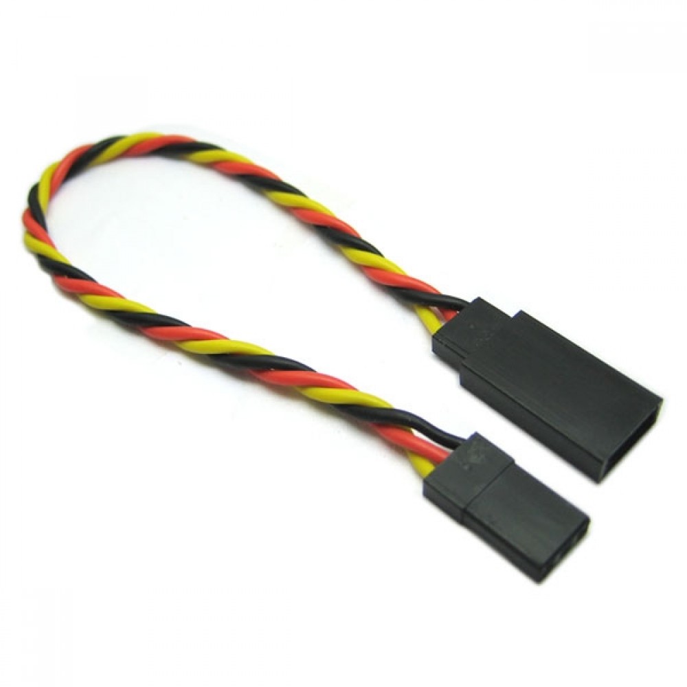 Etronix ET0732 10cm 22AWG JR Twisted Extension Wire