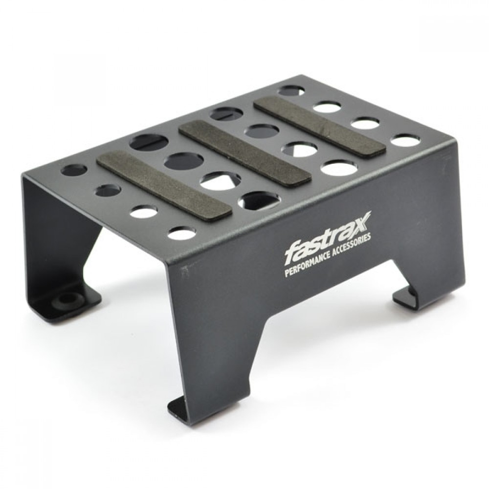 Fastrax FAST410BK Aluminium Pit Stand with Magnetic Strip Black