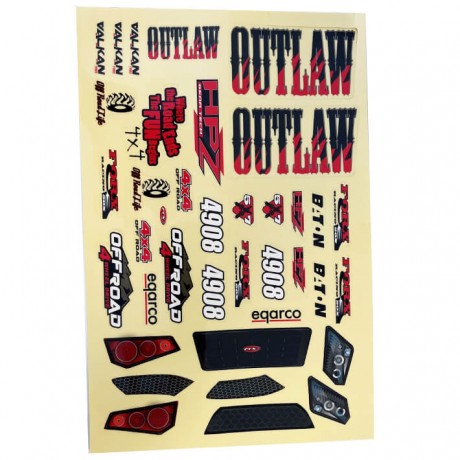 FTX Outlaw Brushed Red Body (uncut) FTX8350R