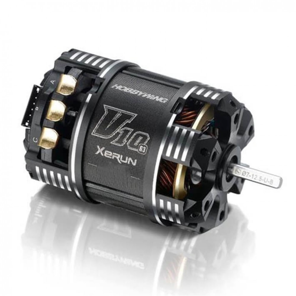 Hobbywing HW30401118 Xerun V10 7T Black G3 1/10 BL Motor