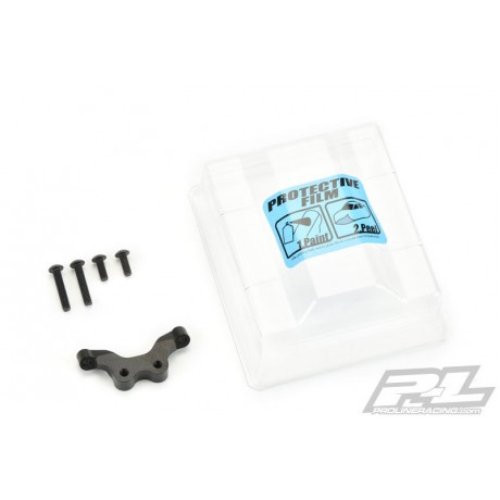 PROLINE PL6281-01 CLEAR FRONT WING/BLACK ANODISED MOUNT AE B5M B6 B6D