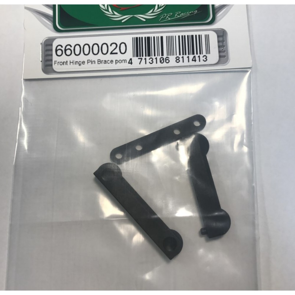 PR Racing PR66000020 Plastic RF, RR and FF Hinge Pin Brace set