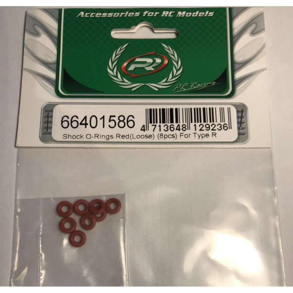 PR Racing PR66401586 Shock O-Ring - Type R (8pcs)