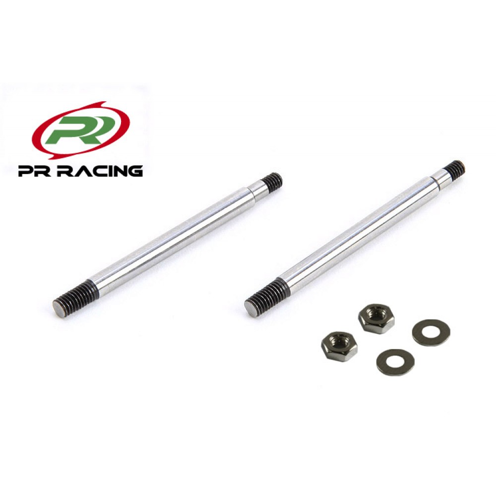 PR Racing PR66401666 Front Shock Shaft (46mm) (2pcs)