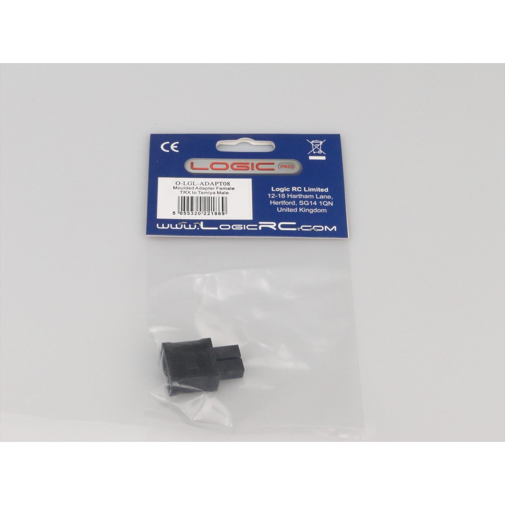Logic RC O-LGL-ADAPT08 Moulded Adapter Female TRX to Tamiya Male