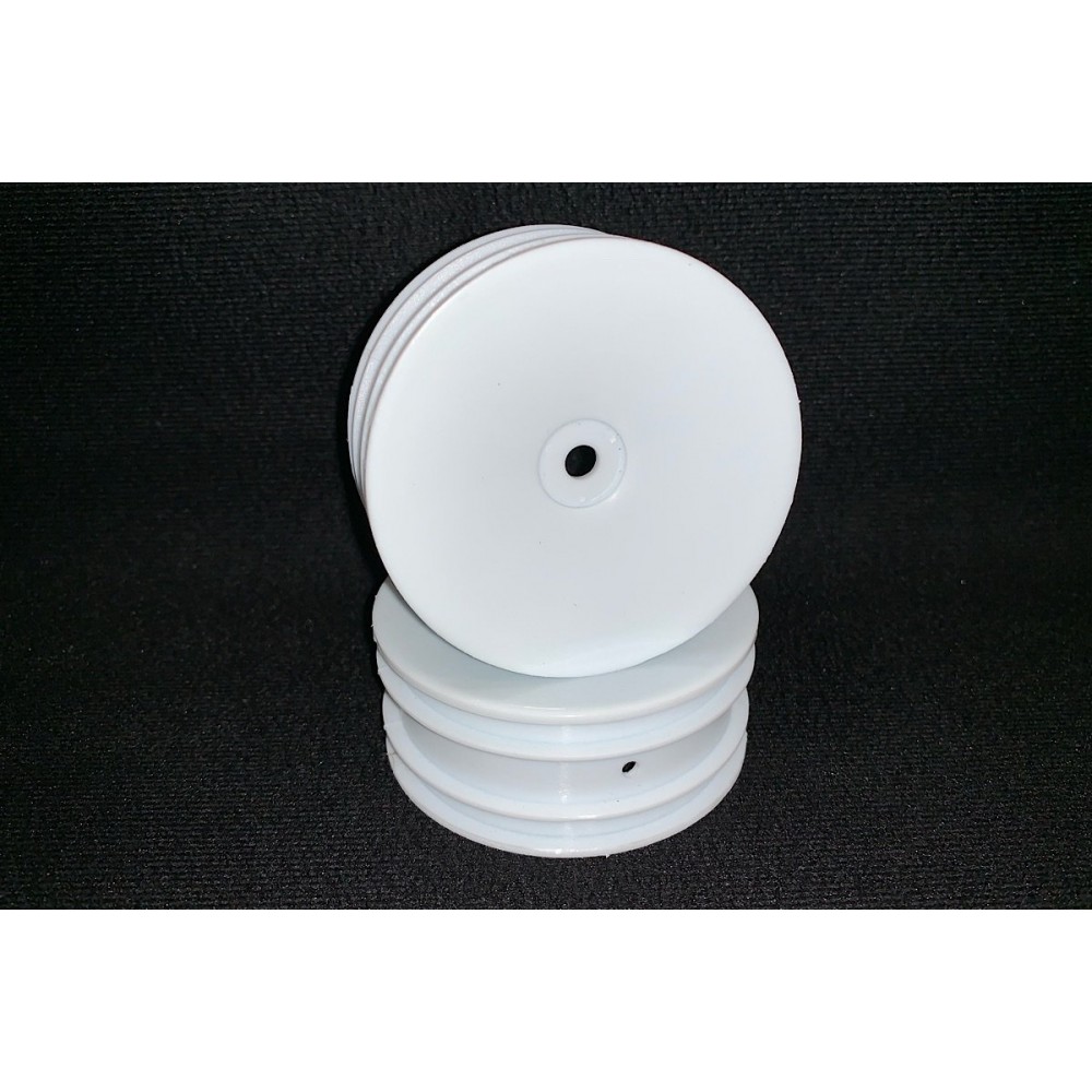 Nemo Racing NMR-2WDW Halo 2WD Front Wheel White - Pair