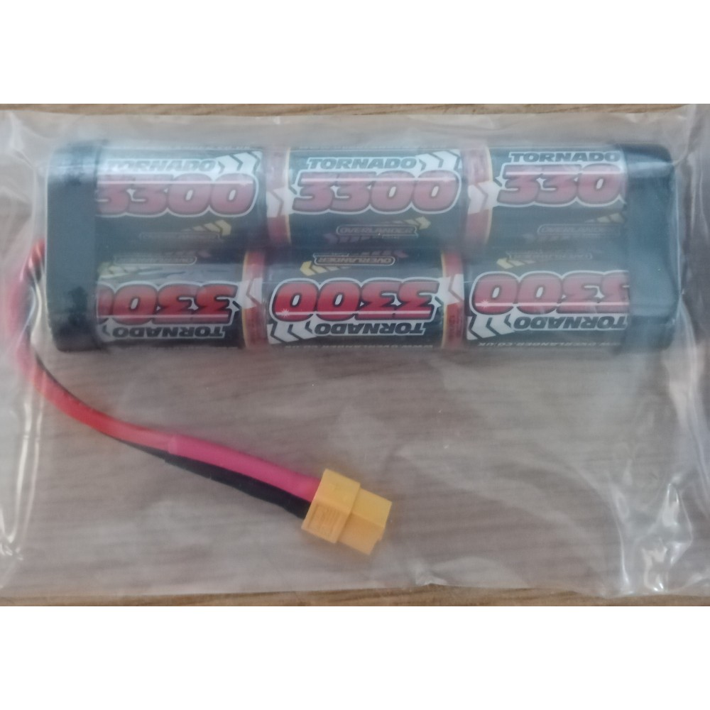 Overlander Nimh Battery Pack SubC 3300mah 7.2v Premium Sport XT60  #2728