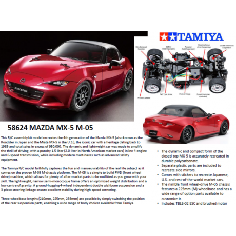 Tamiya Mazda MX-5 (M-05) #58624