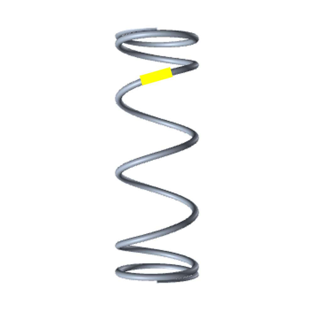 Willspeed W2001 Springs - 13mm Front Yellow