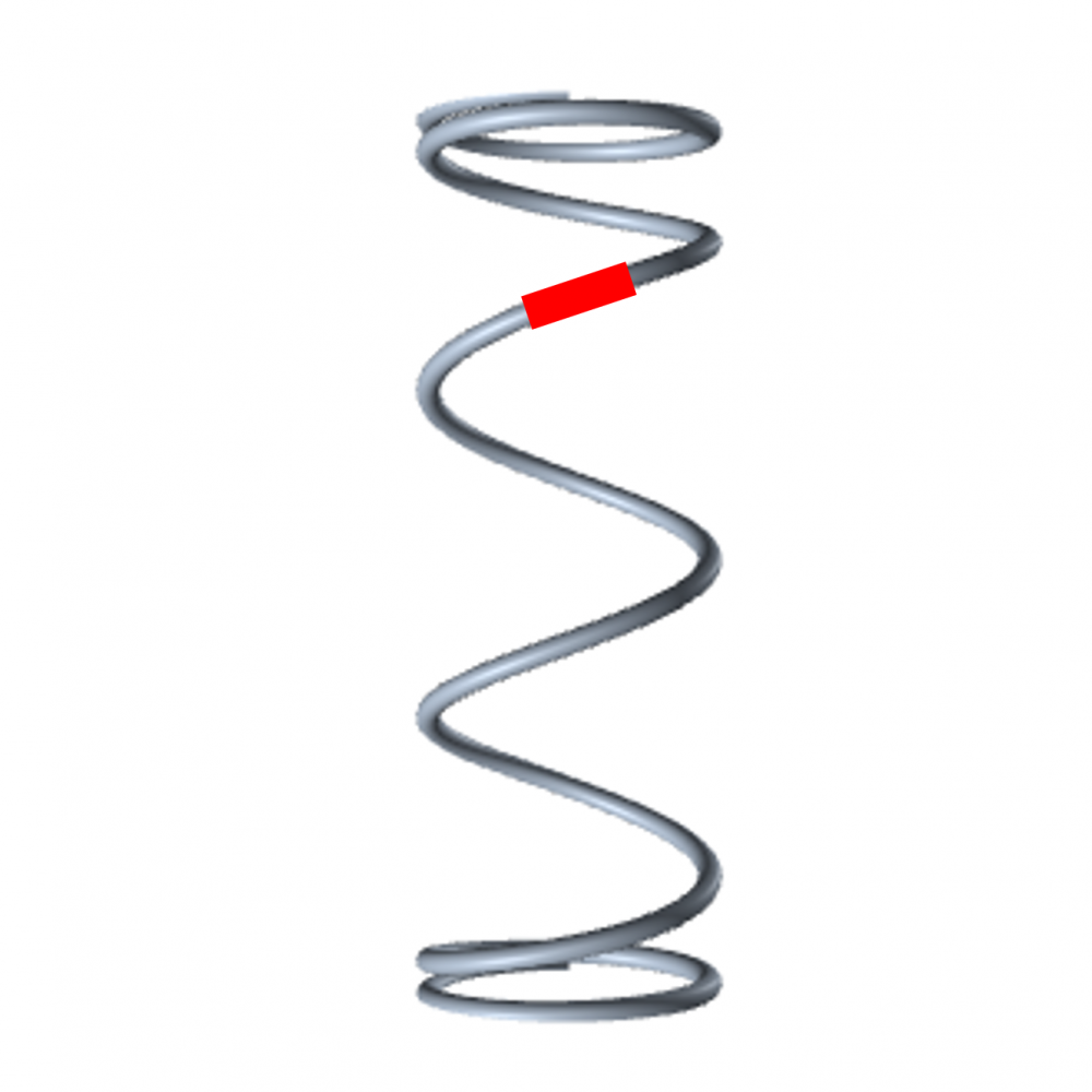 Willspeed W2003 Springs - 13mm Front Red