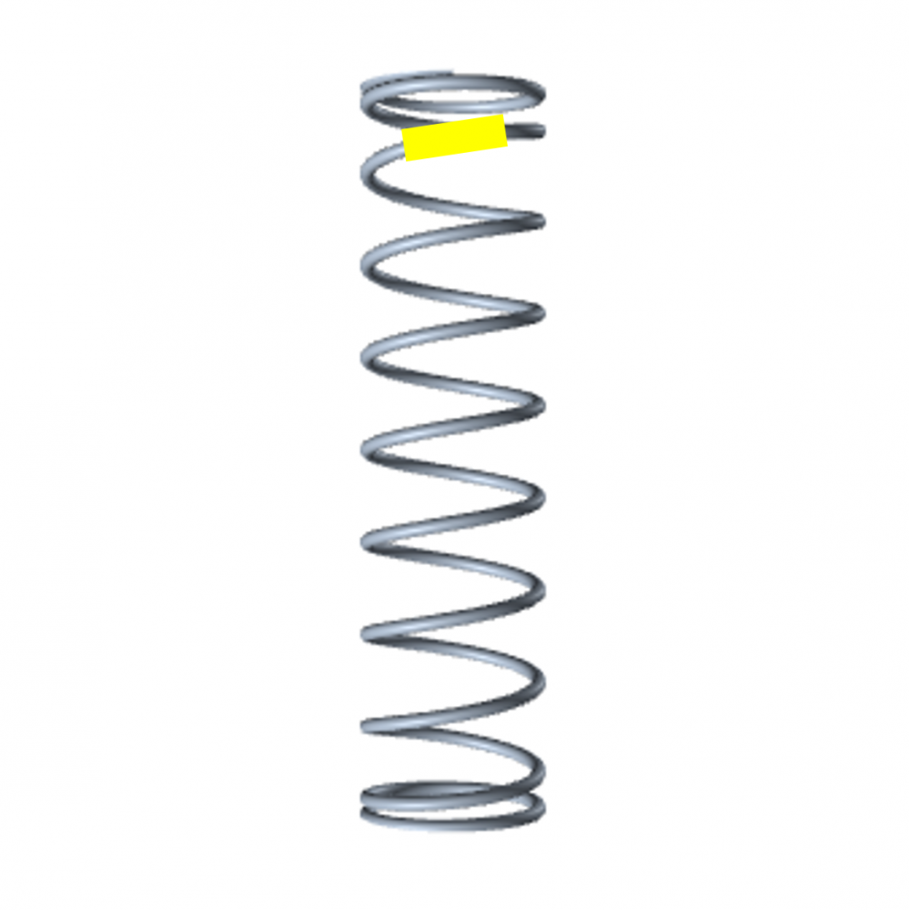 Willspeed W2006 Springs - 13mm Rear Yellow
