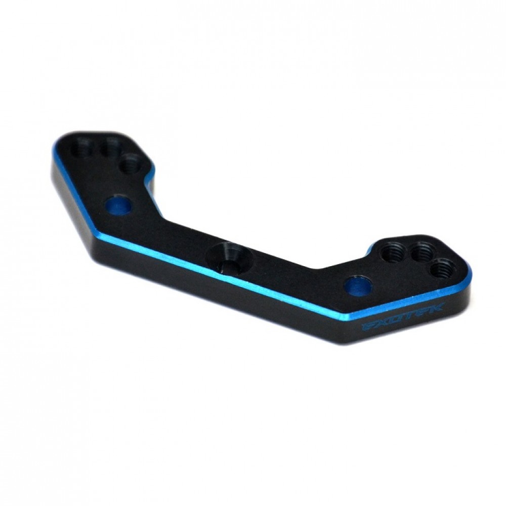 EXOTEK RACING EX2042 B6.3 7075 Alloy Rear Camber Mount - Dual Blue & Black