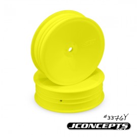 J Concepts JC3376Y Mono - Yellow Dished Slim Front 12mm Hex Wheels - (4)