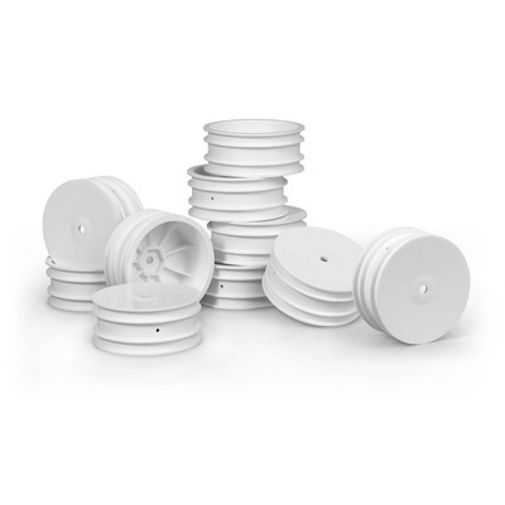 XRAY XR369901 - 4WD REAR WHEELS AERODISK 14MM HEX - WHITE