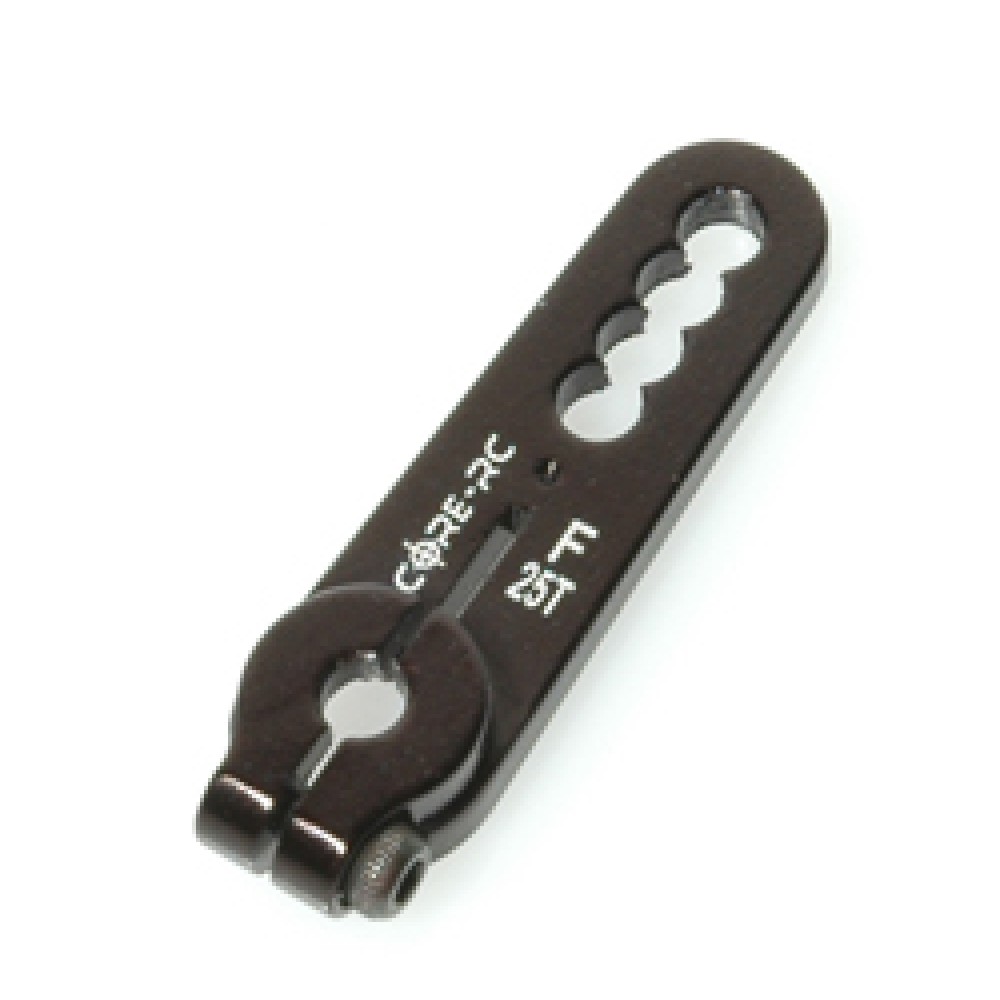 Core RC CR117 Alloy Servo Arm Futaba Black