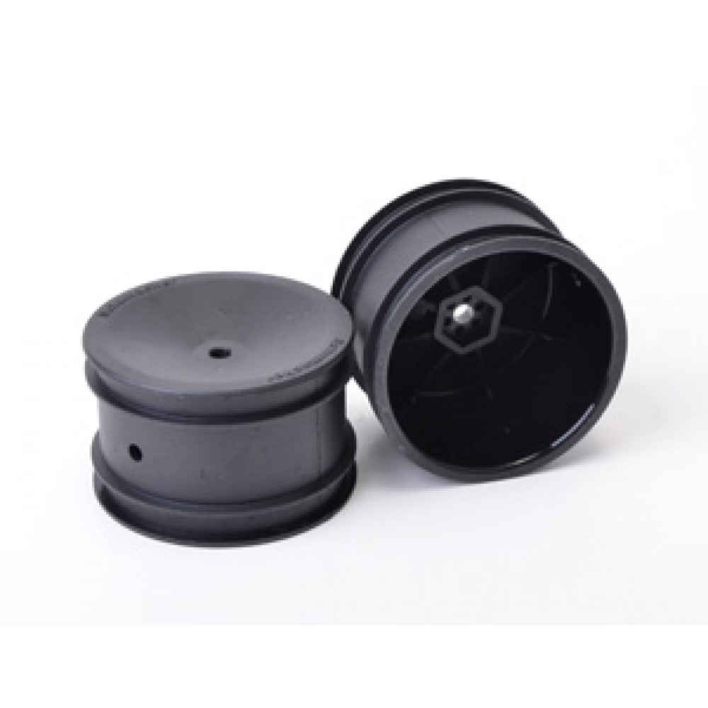 Schumacher U4365	Wheel; Hex Rear - Black - Off Road - pr