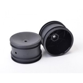 Schumacher U4365	Wheel; Hex Rear - Black - Off Road - pr