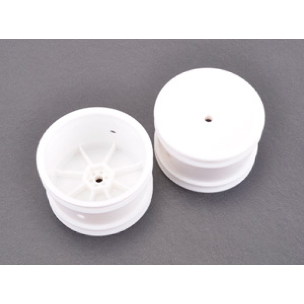 Schumacher U4366	Wheel; Hex Rear - White - Off Road - pr