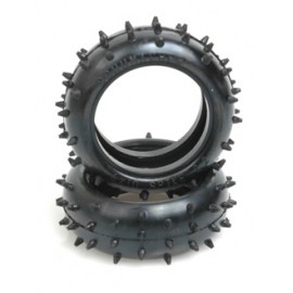 Schumacher U6595 Full Spike - Front Tyres- Yellow - 2.2 (pr)