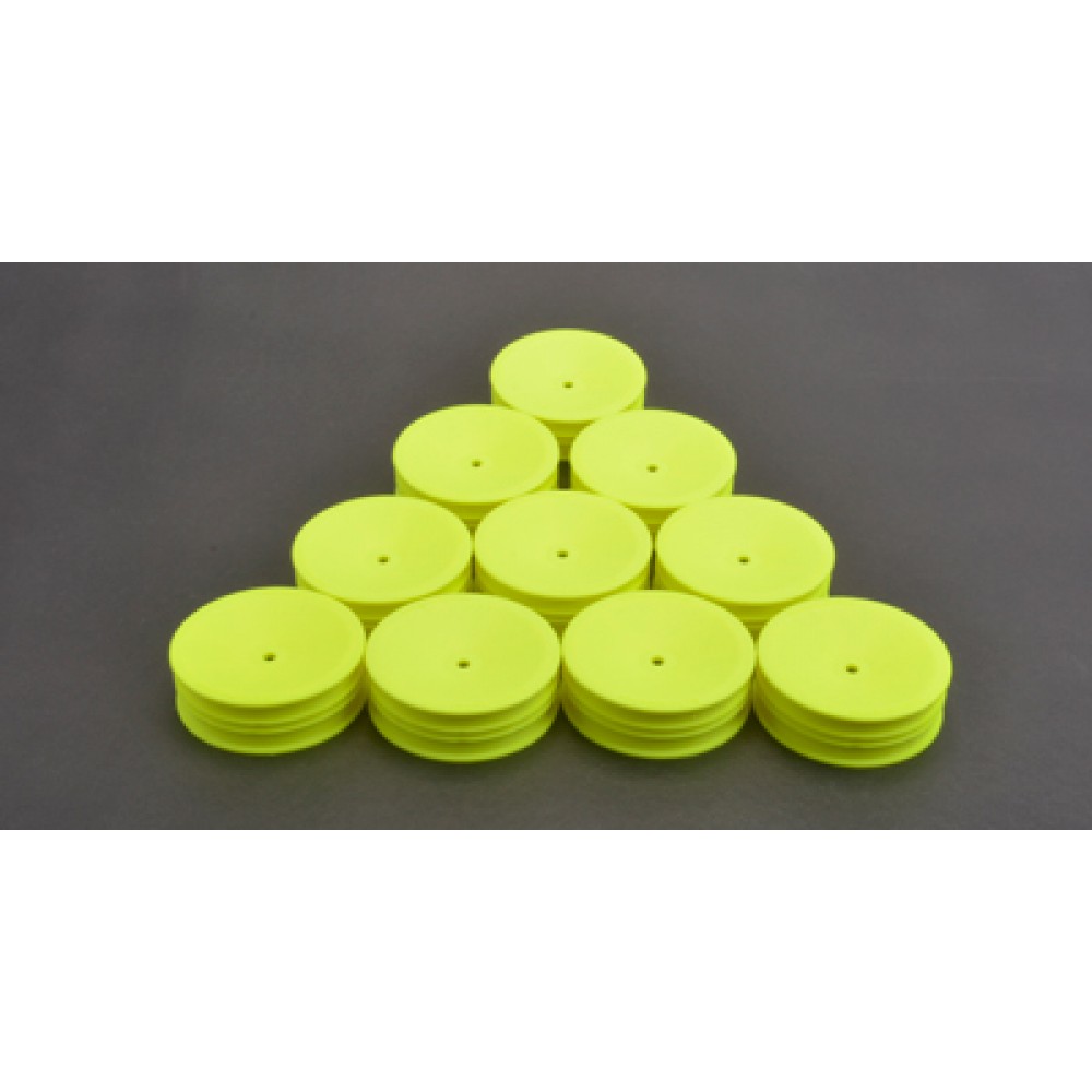 Schumacher U7455 Wheel Front Slim 2WD - Neon Yellow - 5pr