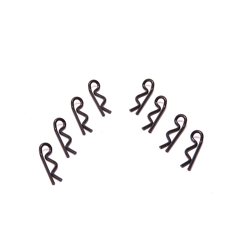 Aerox AX034 Handed Body Clips 1/10 - Black (8)