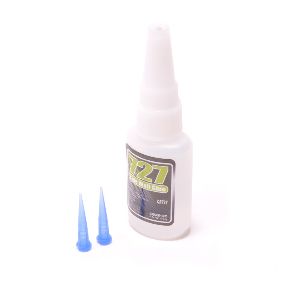 Core RC CR727 Medium Side Wall Glue + 2 Nozzles