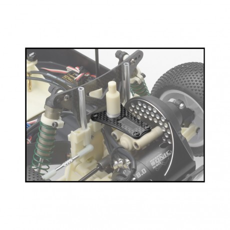 J Concepts JC2306 RC10 Worlds 2.5mm C/F Transmission Brace (3 Gear)