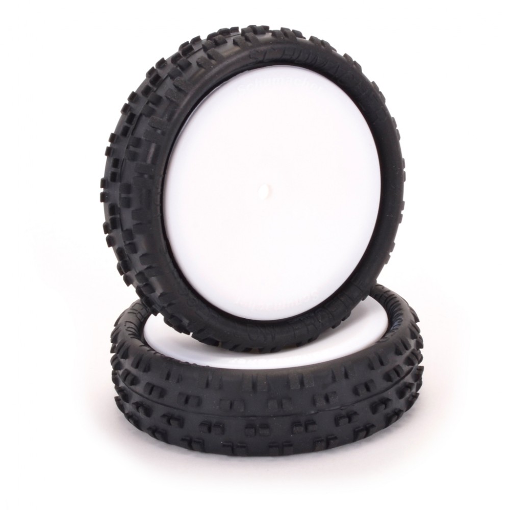 Schumacher U6801 Cut Stagger Low Profile Yellow Pre-Glued (pr)