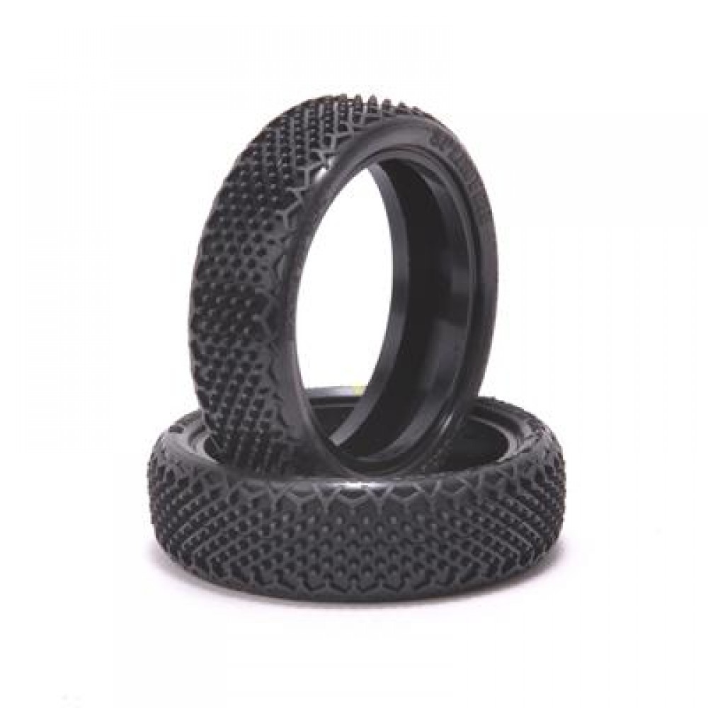 Schumacher U6908 Splinter - 1/10 2WD Front Tyres - Silver - Pr