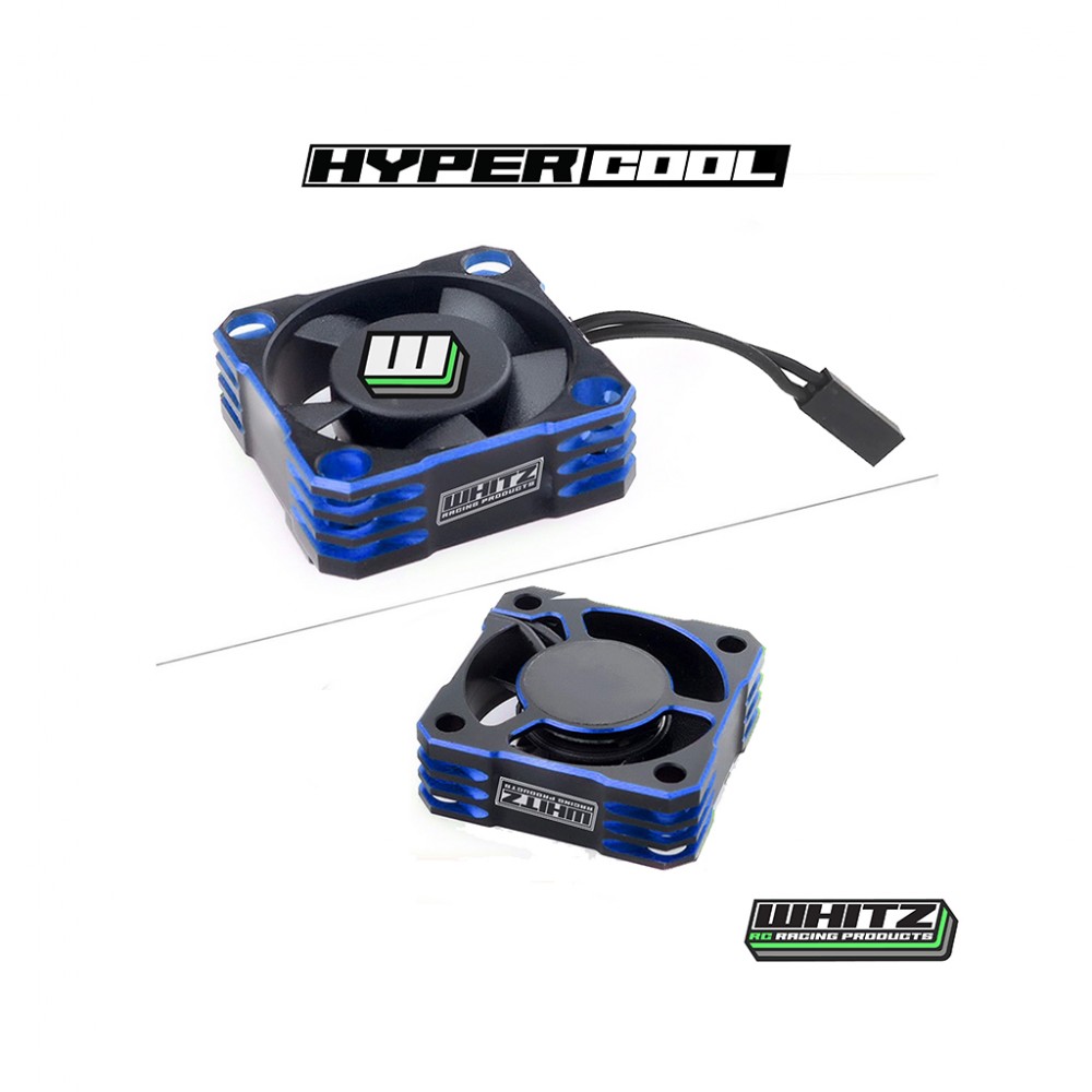 Whitz WRP-HC-BLUE HyperCool Aluminium Fan - 30mm - Cool Blue